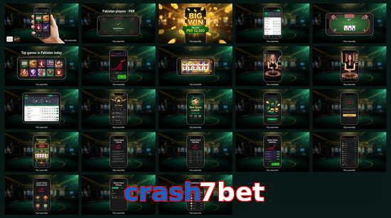 Main screen of Crash7bet bet page for PK players