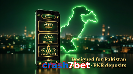 Main screen of Crash7bet pk page for PK players